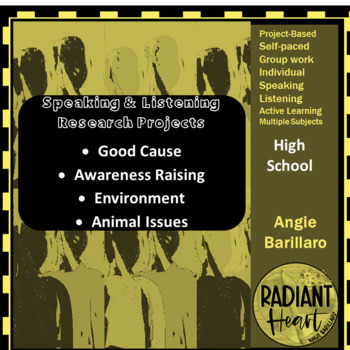 Preview of Independent or Group Research Project : Awareness Raising focus Self paced