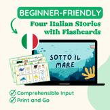 Four Italian Stories with Flashcards Bundle
