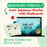 Four Japanese Stories with Flashcards Bundle