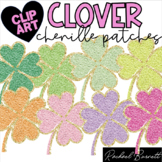Four Leaf Clover Patch Clip Art // Spring Stoney Clover Patches
