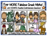 Four MORE Fabulous Greek Myths with Reading Comprehension 
