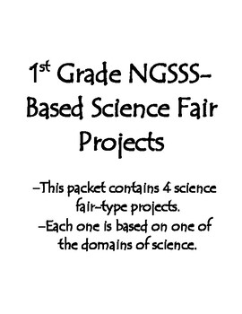 Preview of Four NGSSS Based Science Projects