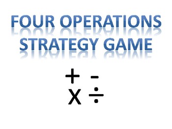 Preview of Four Operations Strategy Game Board