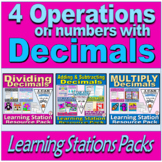 DECIMALS - Add, Subtract, Multiply & Divide - 3 Learning S