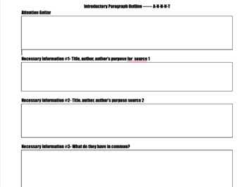 Preview of Four Paragraph Essay Template 