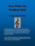 Four Pieces for Strolling Viola (sheet music for solo viola)