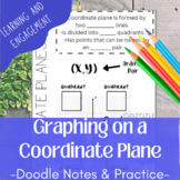 Four Quadrant Coordinate Graphing-  Doodling Notes/Practice
