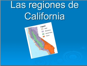 Four Regions of California/ Cuatro regiones de... by Amanda's Amenities ...