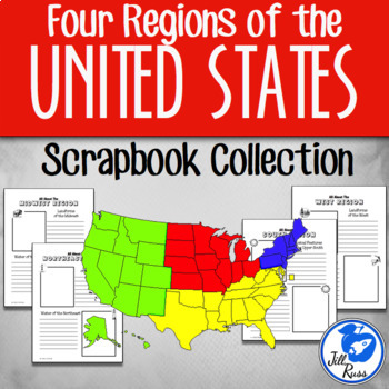 Download Four Regions of the United States: Scrapbook Bundle by ...