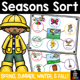 Four Seasons Cut and Paste Sort Literacy Center