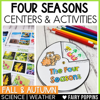 Preview of Four Seasons of the Year Activities & Worksheets