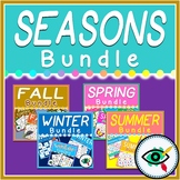 Four Seasons Activities & Games Bundle | Fall, Winter, Spr
