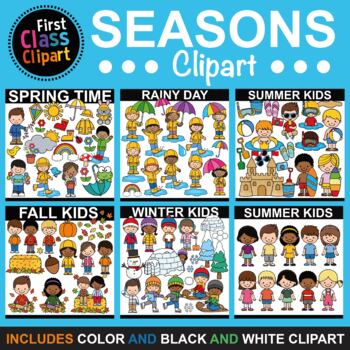 Preview of Four Seasons Bundle Clipart