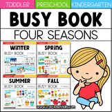 Four Seasons Busy Book/Binder Big Bundle (SpEd, Toddler an
