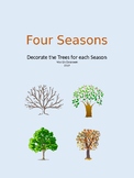 Four Seasons- Coloring the tree and information sheets