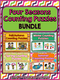 Four Seasons Counting Puzzles Bundle
