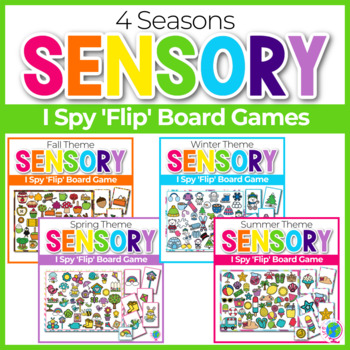 Preview of Four Seasons I Spy "Flip" Bundle