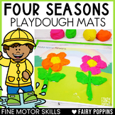 Four Seasons Playdough / Tracing Mats (Summer, Fall / Autu