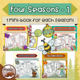 Four Seasons Puzzle Mini Books for First Graders BUNDLE