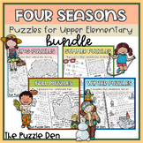 Four Seasons Puzzles for Upper Elementary