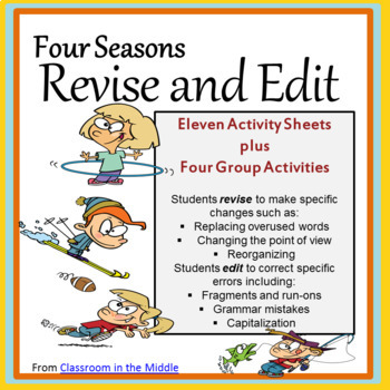Preview of Four Seasons Revise and Edit