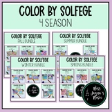 Four Seasons Solfege Color By Note Bundle