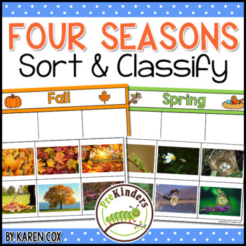 Preview of Four Seasons: Sort & Classify - Science Center Activity