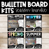 Season Bulletin Boards Bundle - Fall, Winter, Spring, Summ