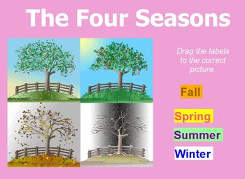 Preview of Four Seasons flipchart