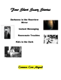 Four Short Scary Stories and Comprehension Questions Sub Plan