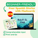 Four Spanish Stories with Flashcards Bundle