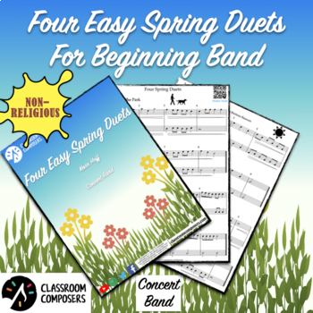 Preview of Four Spring (Non-Religious) Duets | Concert Band