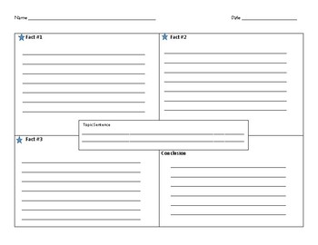 Four Square Outline by JaLynn May | TPT