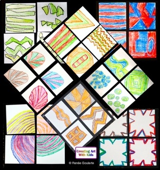 Art Activities Task Card Bundle by Renee Goularte Creating Art With Kids