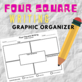 Four Square Writing Graphic Organizer - Editable!