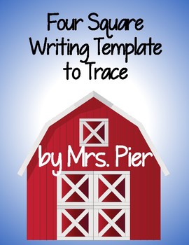 Four Square Writing Template by The inSPirED Classroom