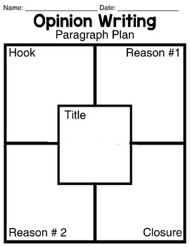 4 square writing template