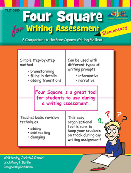 Preview of Four Square for Writing Assessment - Elementary