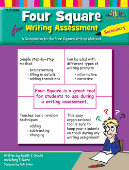 Preview of Four Square for Writing Assessment - Secondary