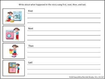 First, Next, Last Story Sequencing Freebie  Story sequencing, Kindergarten  readiness, Sequencing