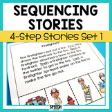 Story Retell Four Step Sequencing Stories Set 1