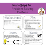 Four-Steps to Problem Solving Posters