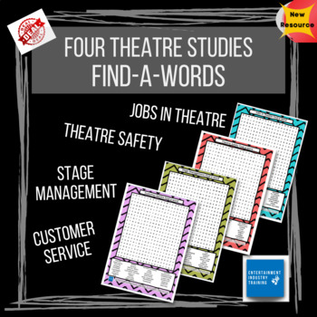 Preview of Four Theatre Studies Find a Words