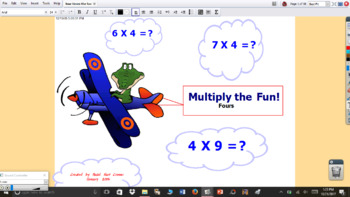 Preview of 4 Times the Fun Multiplication Interactive flipchart