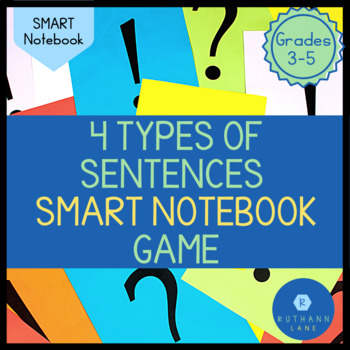 Preview of Four Types of Sentences Sort for SMARTNotebook