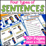 Four Types of Sentences Worksheets & Activities - Print & 