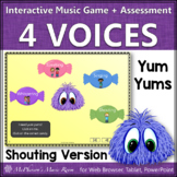 Four Voices: Interactive Music Game + Assessment Shouting 