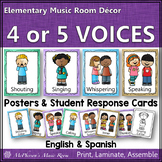 Four Voices or Five Voices ~ Music Posters and Student Res
