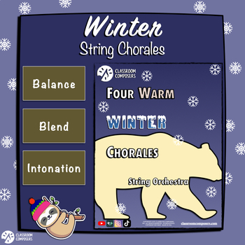 Preview of Four Warm Winter Chorales | String Orchestra | Non-Religious