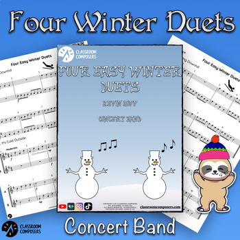 Preview of Four Winter (Non-Religious) Duets | Concert Band
